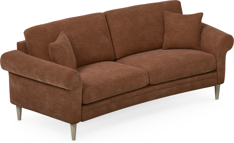 Eden - 2,5-sits soffa svängd - Orange