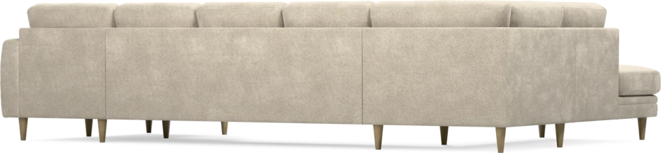 Eden - 3-sits soffa med divan vänster och schäslong höger - Beige