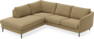 Madison - 2-sits soffa med divan vänster - Brun