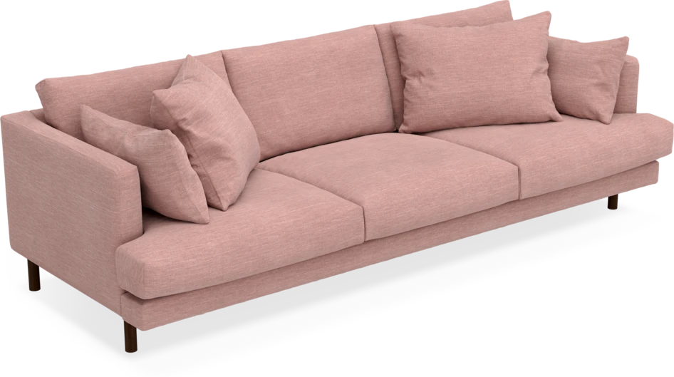 Harper - 4-sits soffa - Rosa