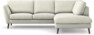 Madison - 2-sits soffa med divan höger - Vit