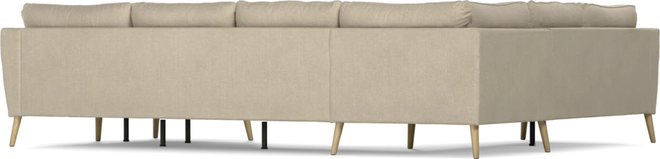 County - Hörnsoffa, 2+3-sits med schäslong höger - Beige