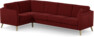 Eden - Hörnsoffa 1+3 - Röd