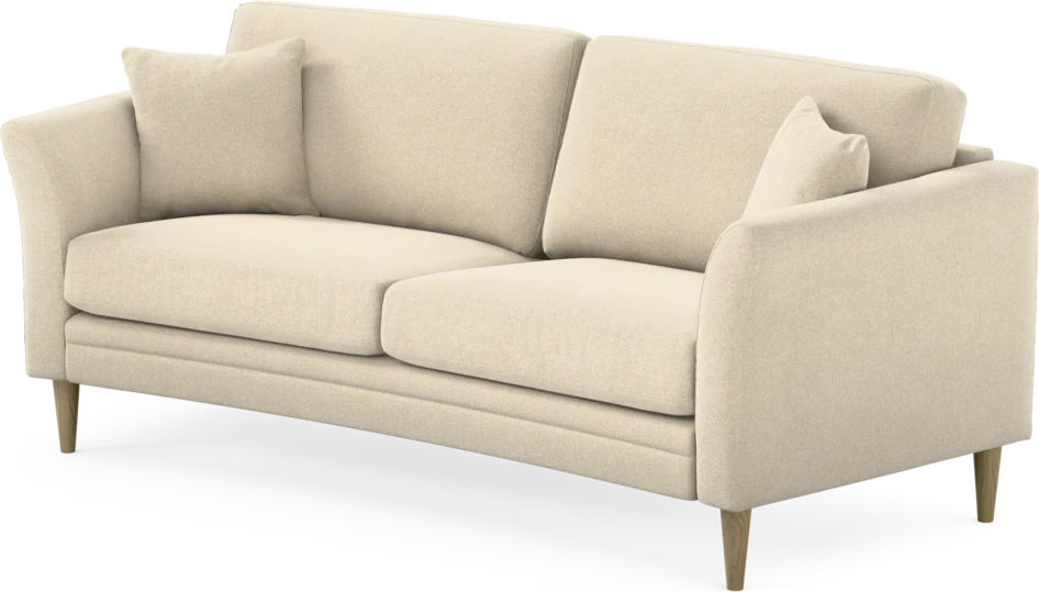 Eden - 2,5-sits soffa svängd - Beige