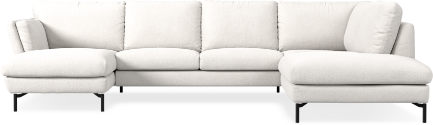 Madison Lux - 2-sits soffa med schäslong vänster och divan höger - Beige