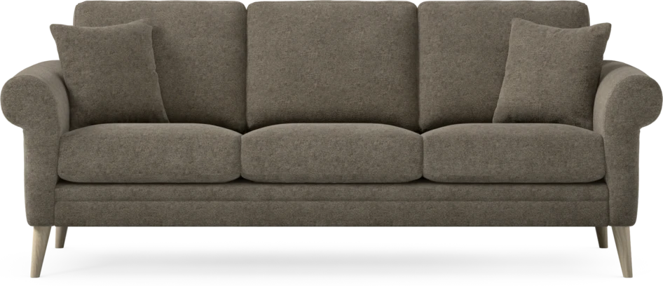 Eden - 3-sits soffa - Brun