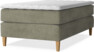 Delux Dream - Kontinentalsäng, enkelsäng med bäddmadrass - Beige