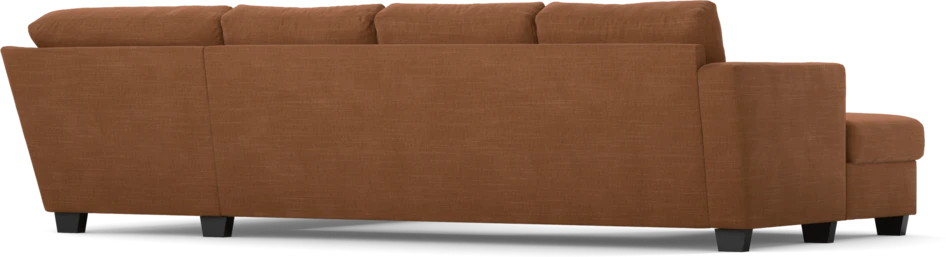 Friday - 3-sits soffa med schäslong vänster och divan höger - Orange