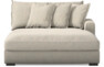 Rossi - Schäslong XL vänster - Beige