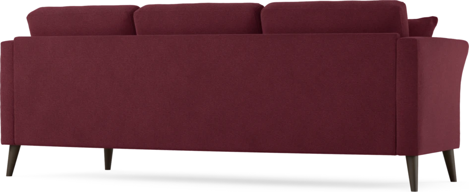 Eden - 3-sits soffa svängd - Röd