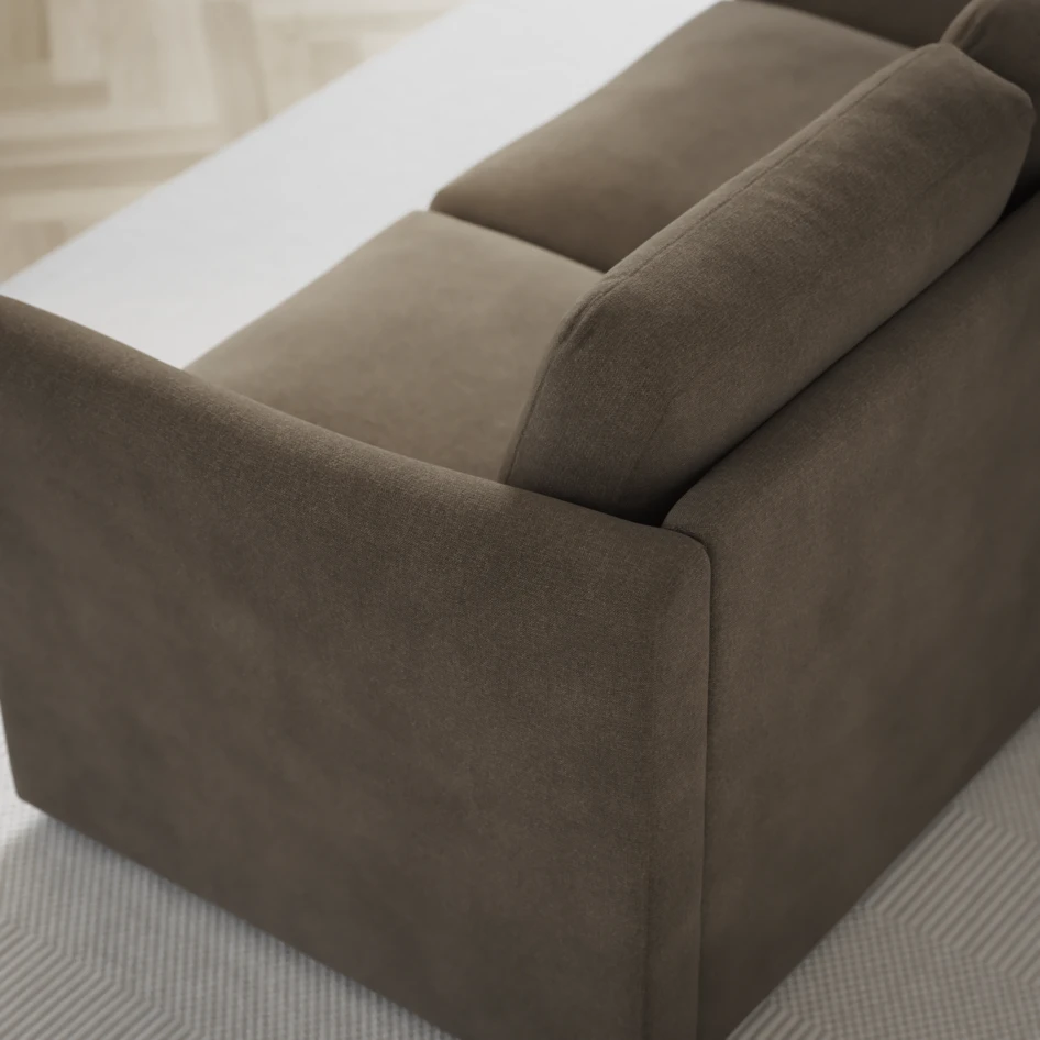 Öland - Bäddsoffa med divan vänster och schäslong höger - Beige