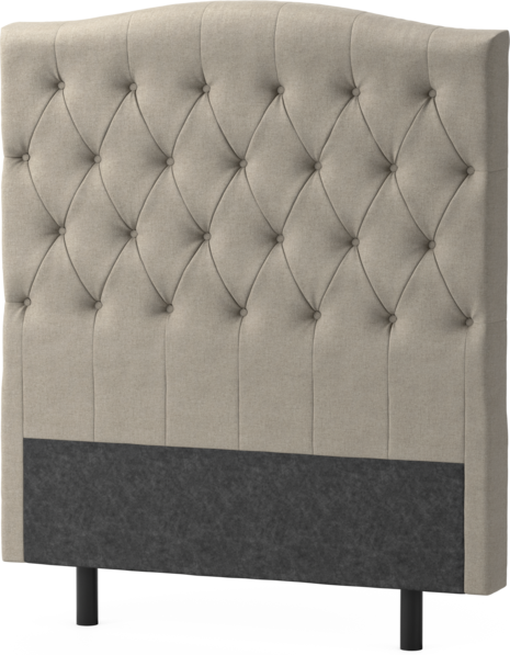 Delux Välvd - Sänggavel, 90-210 cm - Beige