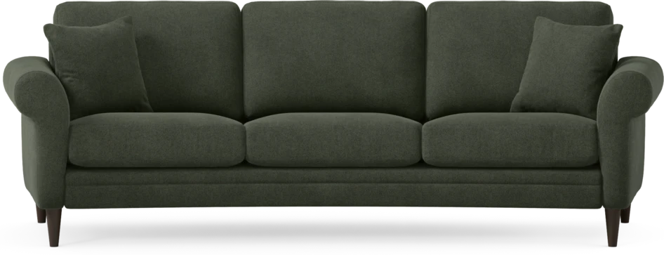 Eden - 3-sits soffa svängd - Grön