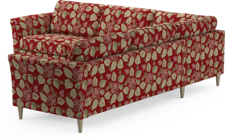 Bridge - Hörnsoffa, 2+2-sits - Röd