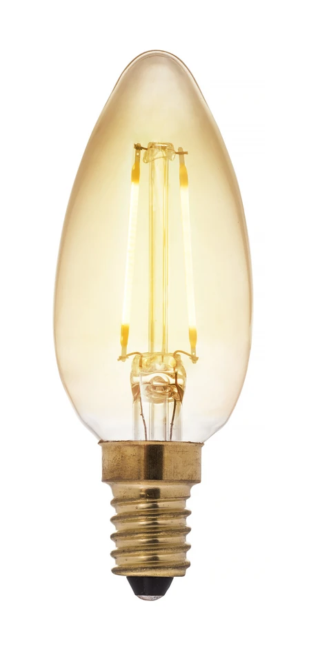 Lysa Dekoration - Ljuskälla LED, E14, lm 190, dimbar - Gul