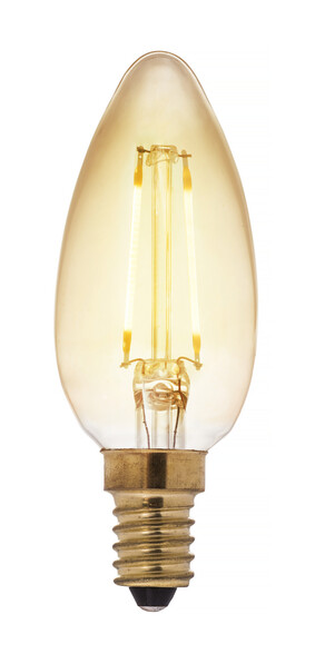 Lysa Dekoration - Ljuskälla LED, E14, lm 190, dimbar - Gul