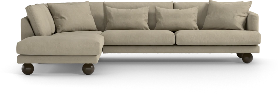Harper - 3-sits soffa med divan vänster - Beige