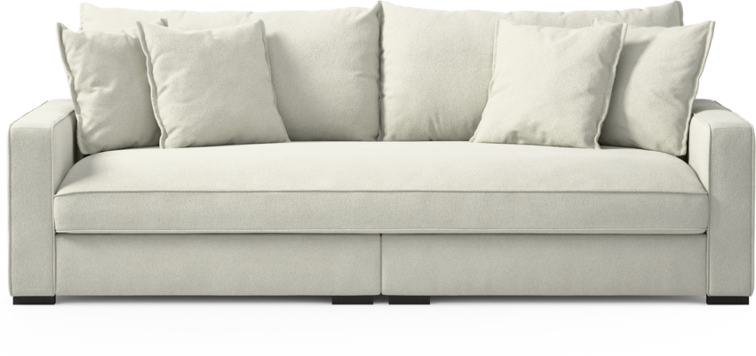 Rossi - 3-sits soffa, hel dyna - Vit