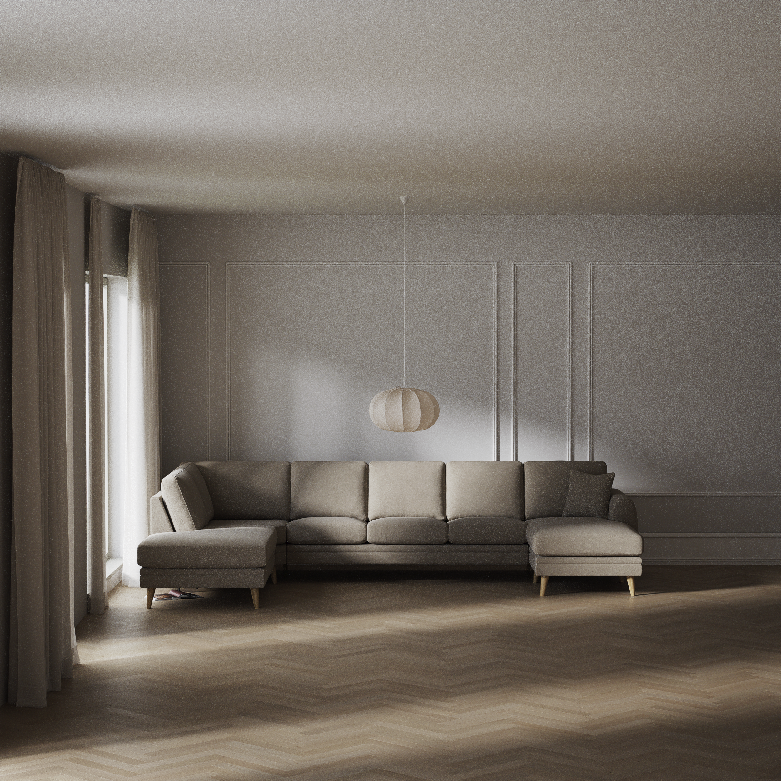 Eden - 3-sits soffa med divan vänster och schäslong höger - inspiration