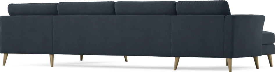 Bridge - 3-sits soffa med schäslong vänster och divan höger - Blå
