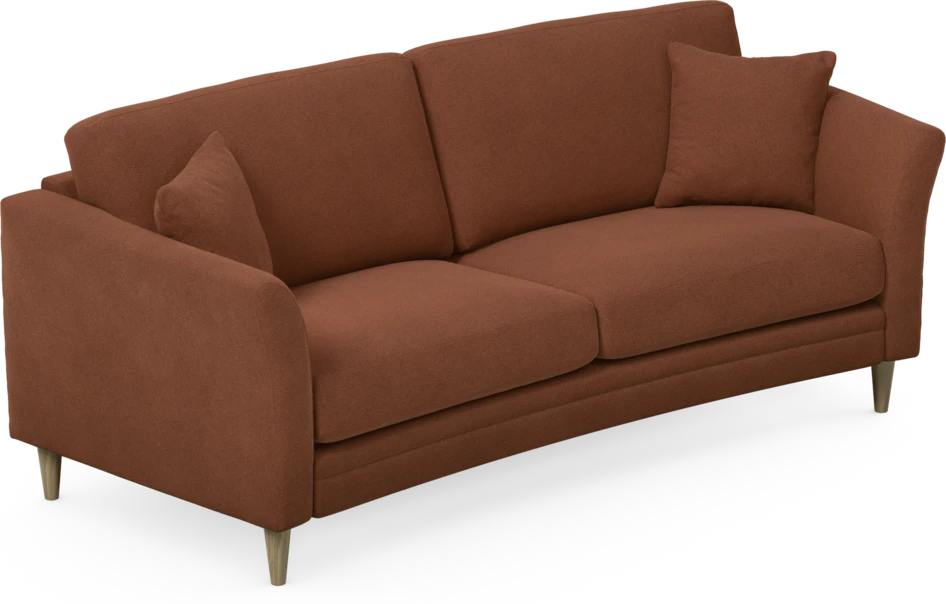 Eden - 2,5-sits soffa svängd - Orange
