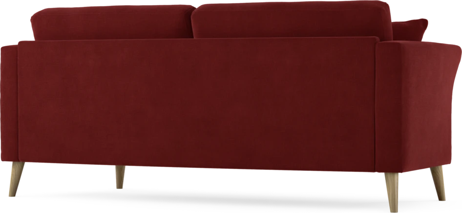 Eden - 2,5-sits soffa svängd - Röd