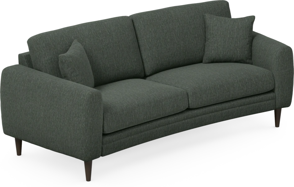 Eden - 2,5-sits soffa svängd - Grön
