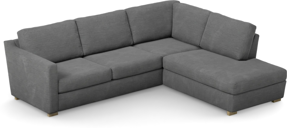 Friday - 2,5-sits soffa med divan höger - Grå