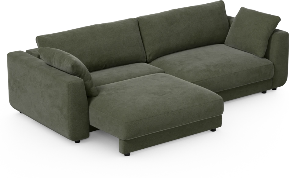 Amie - Bäddsoffa 4-sits - Grön