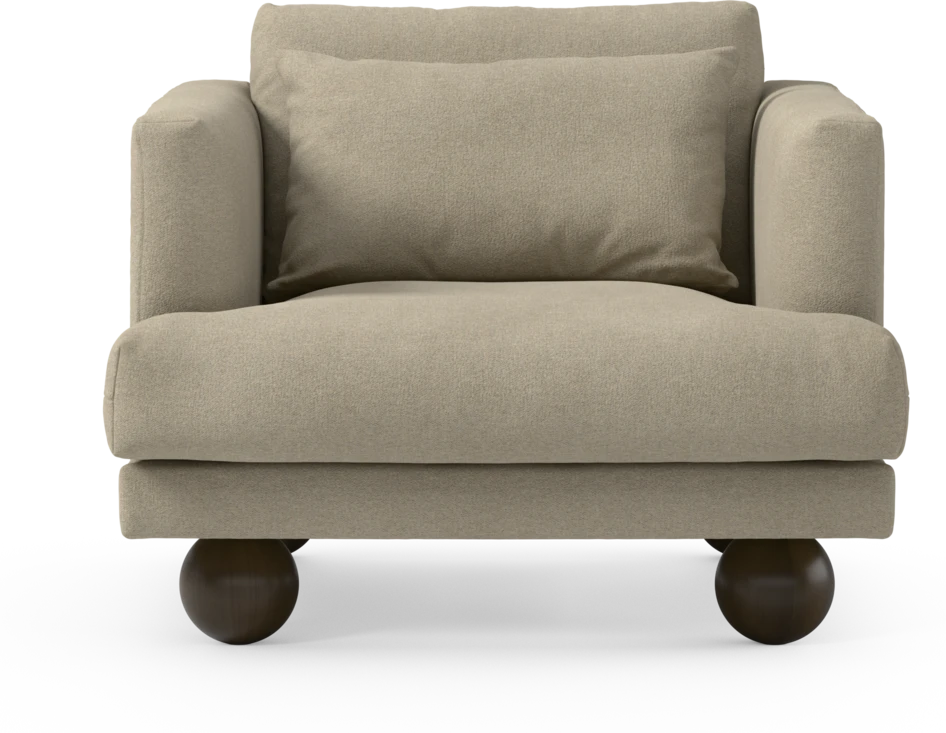 Harper - Fåtölj, 75 cm - Beige
