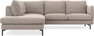 Madison - 2-sits soffa med divan vänster - Beige