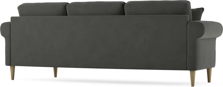 Eden - 3-sits soffa svängd - Grå