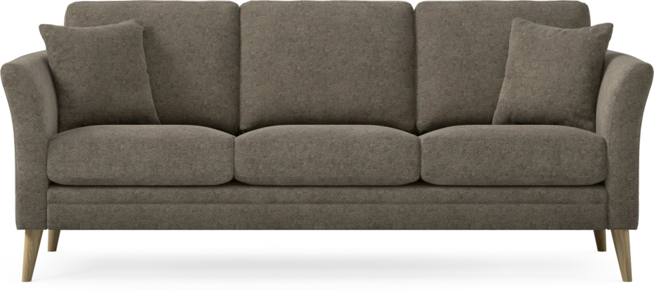 Eden - 3-sits soffa - Brun