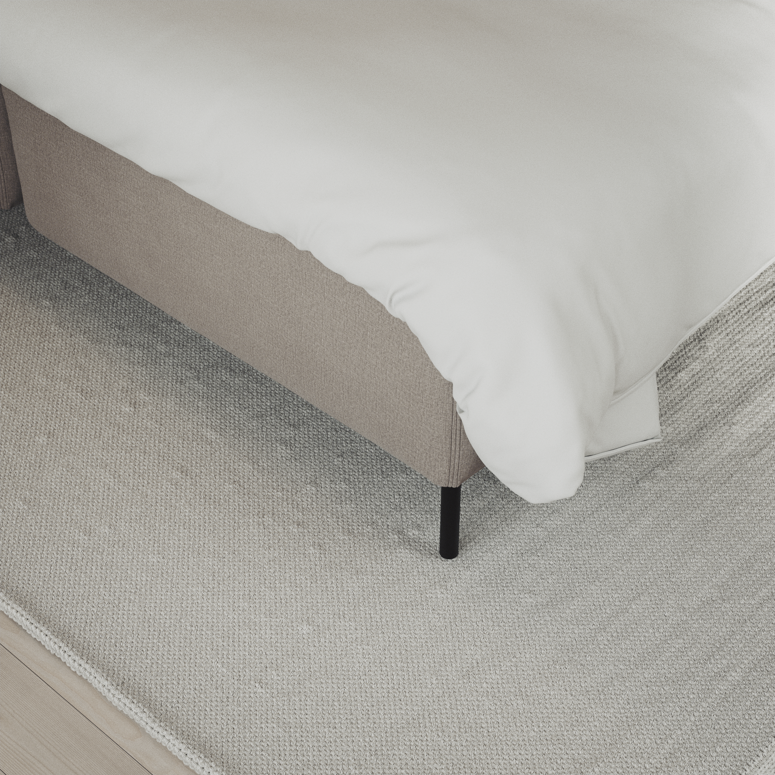 Delux Exclusive - Kontinentalsäng, enkelsäng 120 cm med bäddmadrass och sängben - inspiration