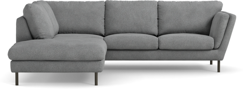 Madison Lux - 2-sits soffa med divan vänster - Vit