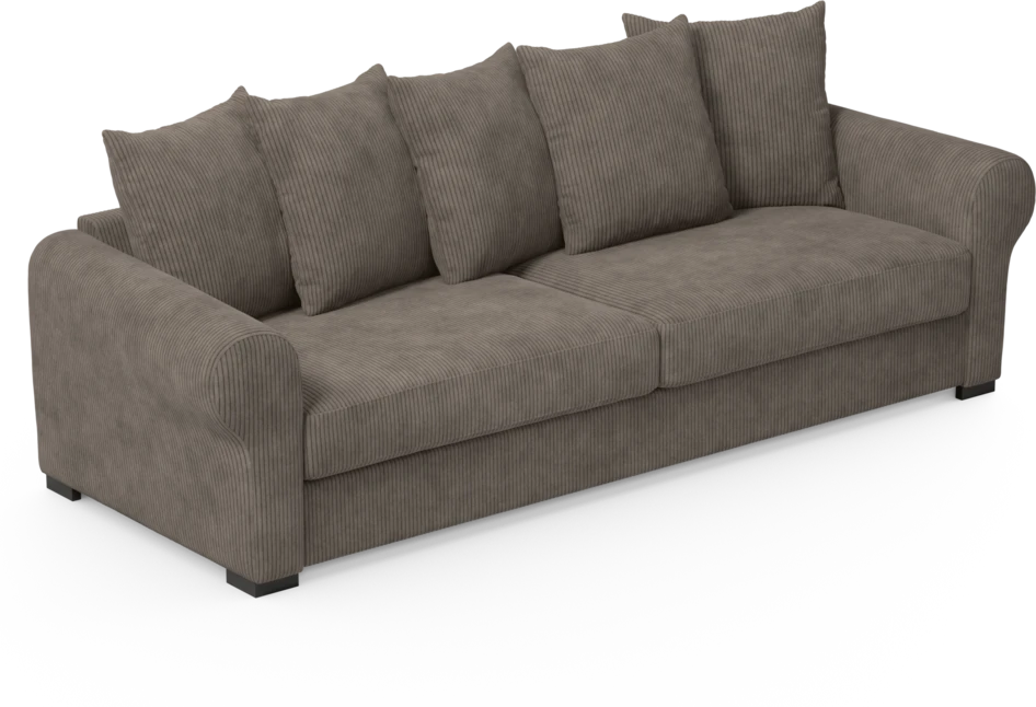 Town - 4-sits soffa - Brun