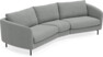Madison - 3-sits soffa svängd, 90 cm - Grå