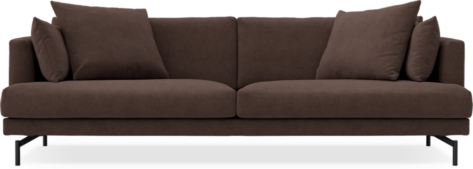 Harper - 4-sits soffa - Brun
