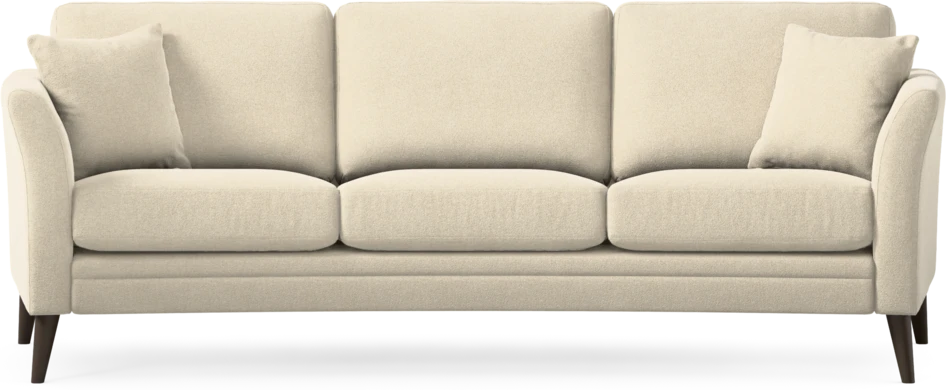 Eden - 3-sits soffa svängd - Beige