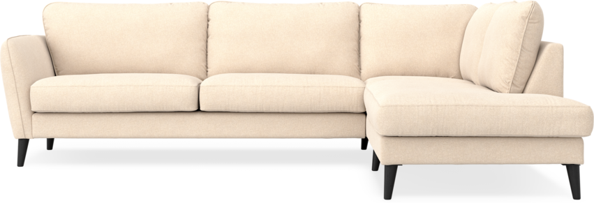 Bridge - 3-sits soffa med divan höger - Beige