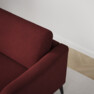 Bridge - Hörnsoffa, 3+3-sits - Röd