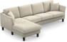 Eden - 3-sits soffa med schäslong - Beige