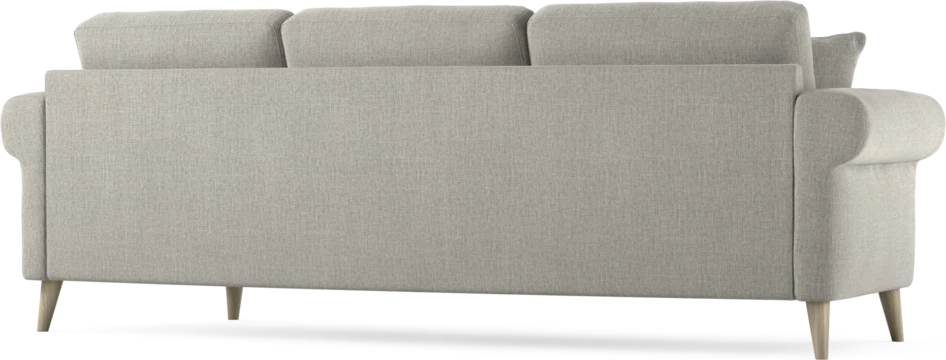 Eden - 3-sits soffa svängd - Grå