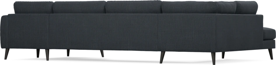 Bridge - 3-sits soffa med divan vänster och schäslong höger - Blå
