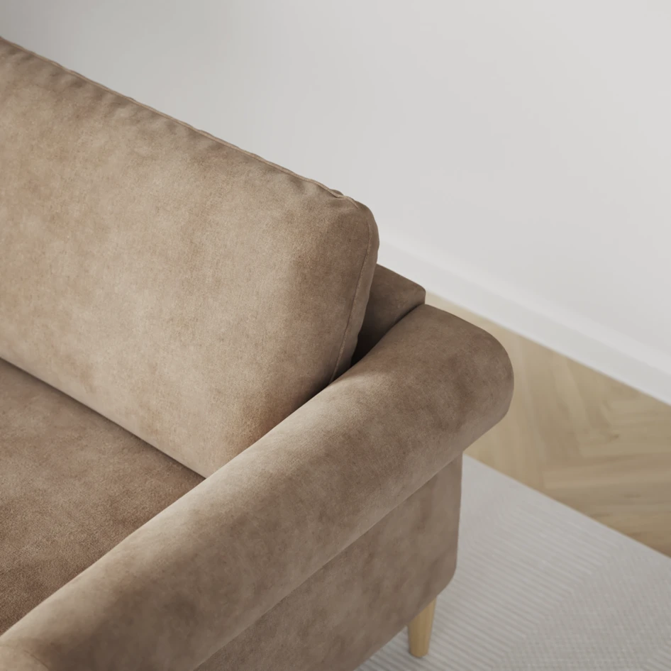 Bridge - 3-sits soffa med divan vänster och schäslong höger - Beige