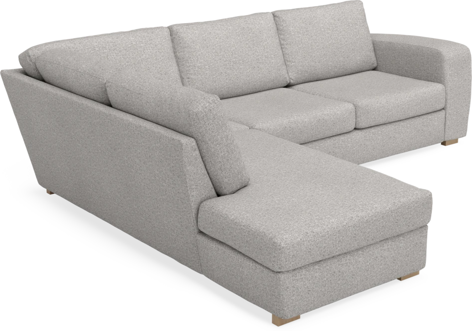 Friday - 2,5-sits soffa med divan vänster - Vit