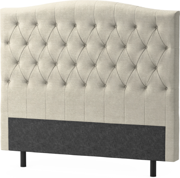 Delux Välvd - Sänggavel, 90-210 cm - Beige