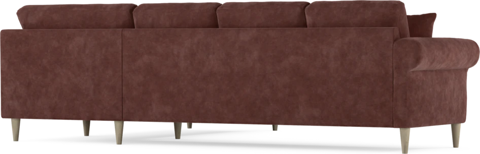 Eden - Hörnsoffa, 3+2-sits - Röd