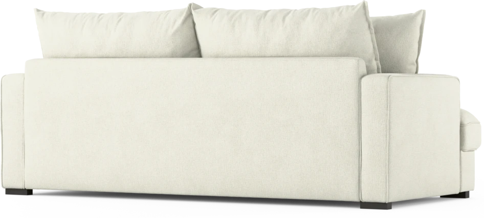 Mila - 3-sits soffa, hel dyna - Vit