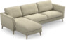 Bridge - 3-sits soffa med schäslong vänster - Beige